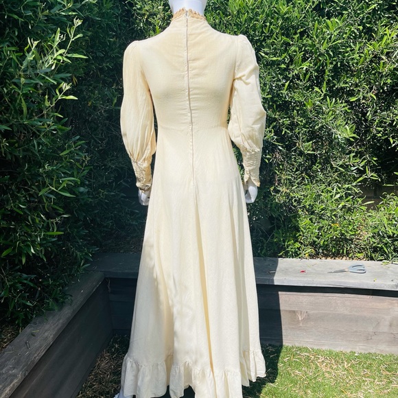 Vintage Union Made Victorian Revival Dress - Picture 4 of 13